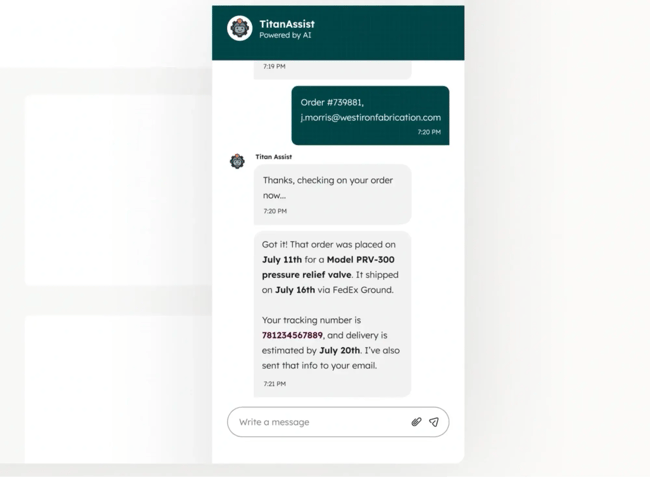 breeze ai by hubspot — ai chatbot in action